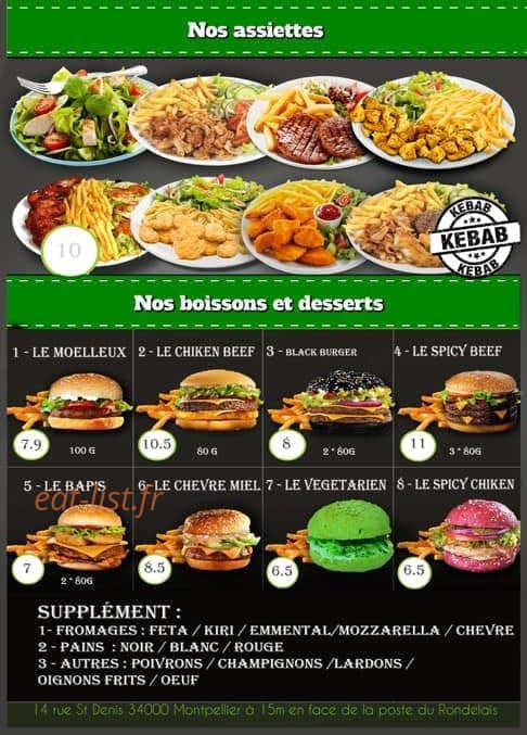 Lunch Time — carte page 6