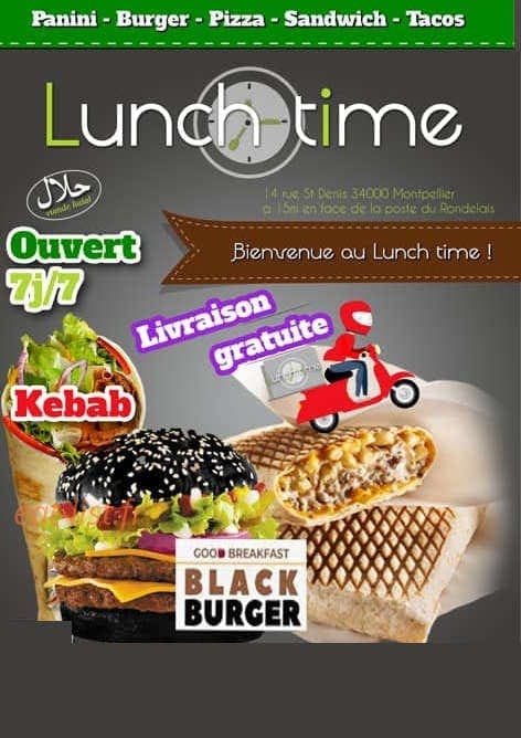 Lunch Time — carte page 1