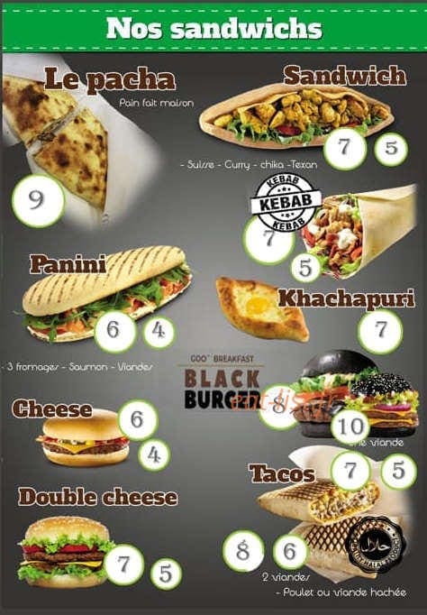 Lunch Time — carte page 3