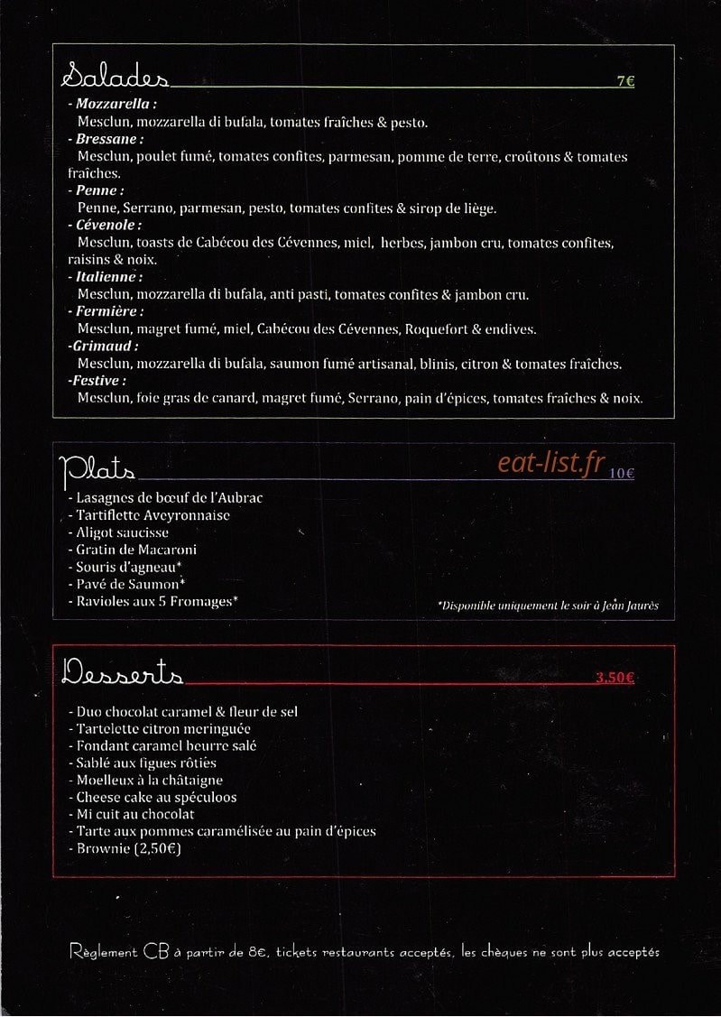 Ma première Cantine — carte page 2