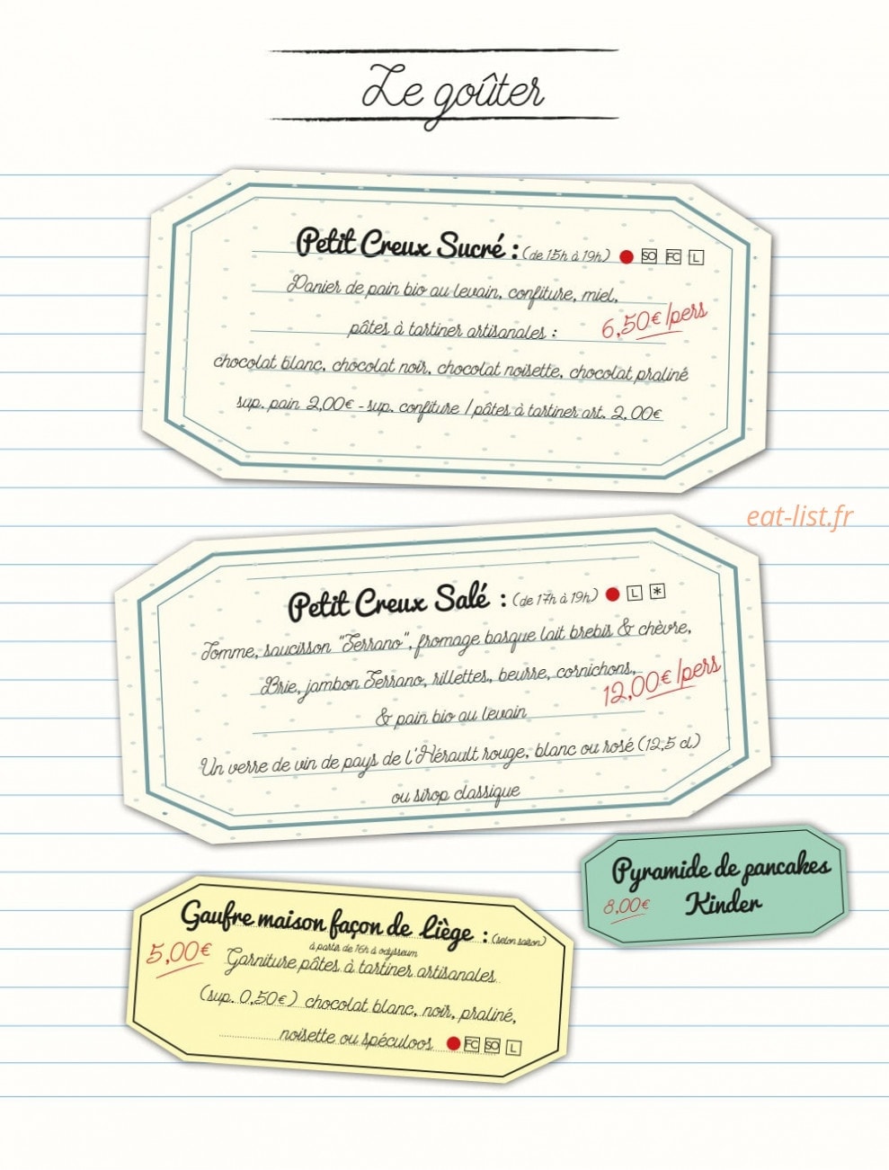 Ma première Cantine — carte page 7