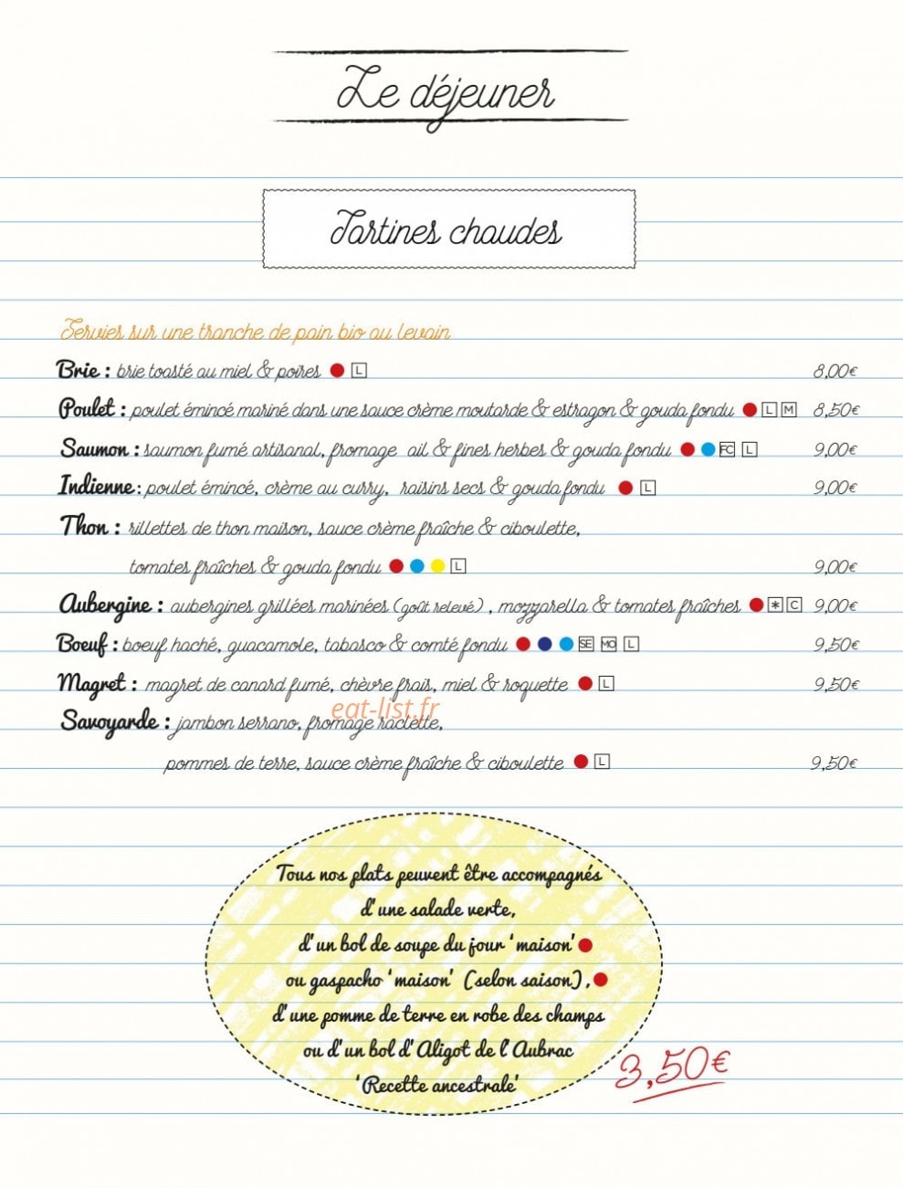 Ma première Cantine — carte page 13