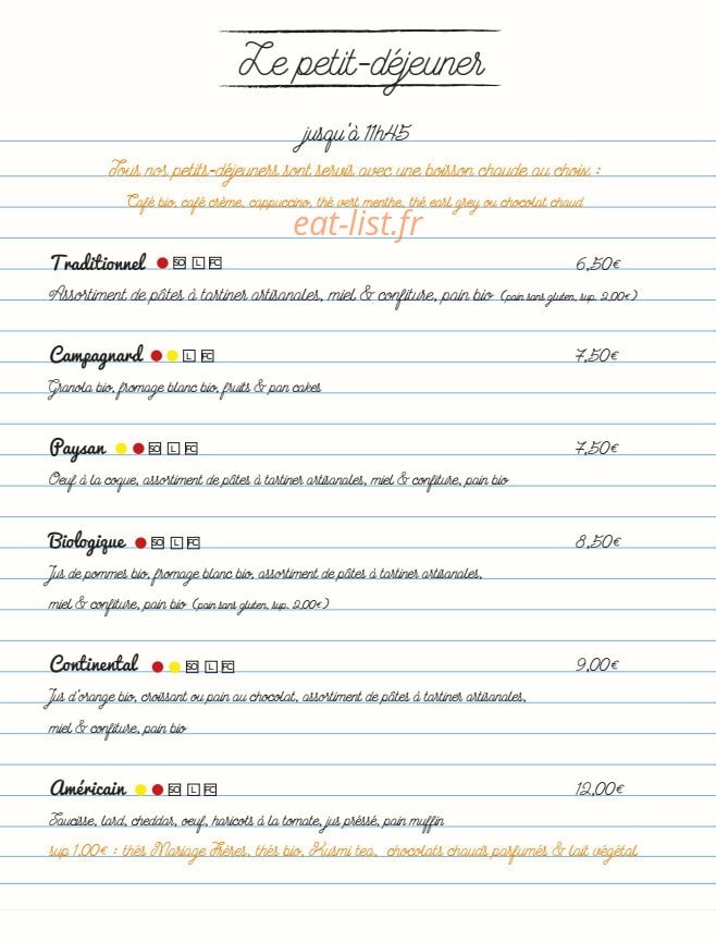 Ma première Cantine — carte page 2