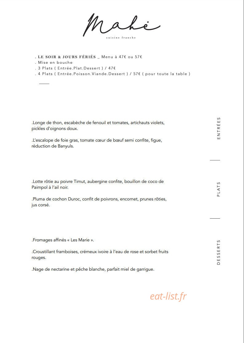 Mahé — carte page 2