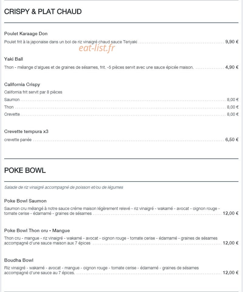 Maki Roll — carte page 2