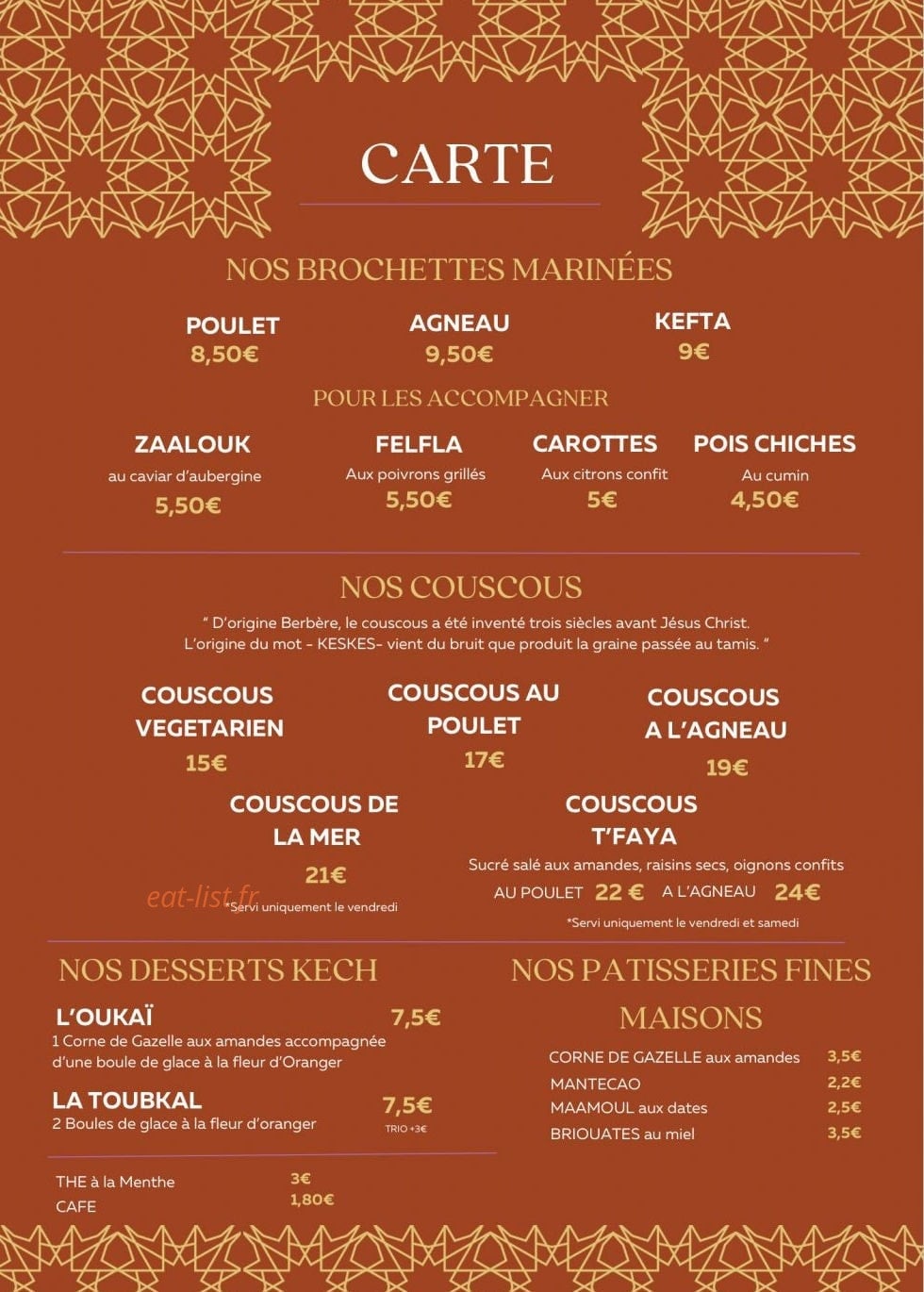 Mamakech — carte page 1