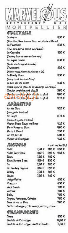 Marvelous — carte page 9