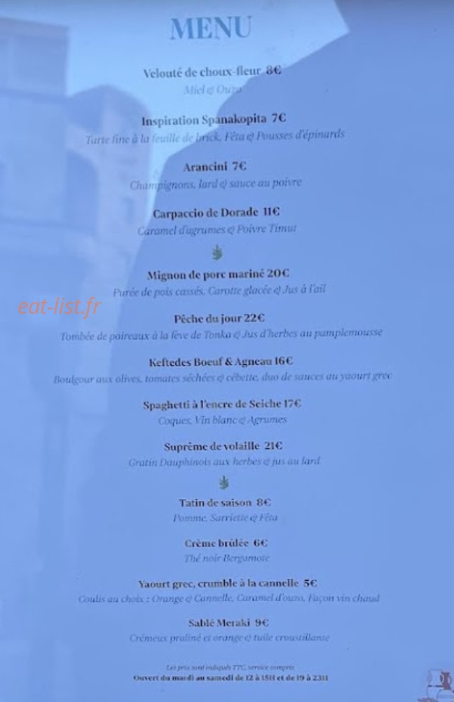 Meraki — carte page 3
