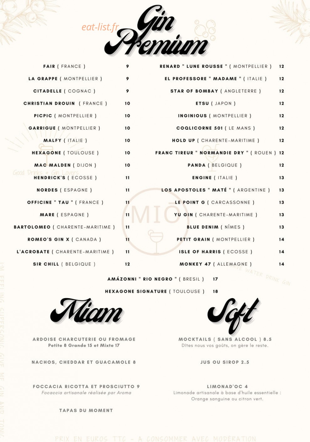 Miō — carte page 2