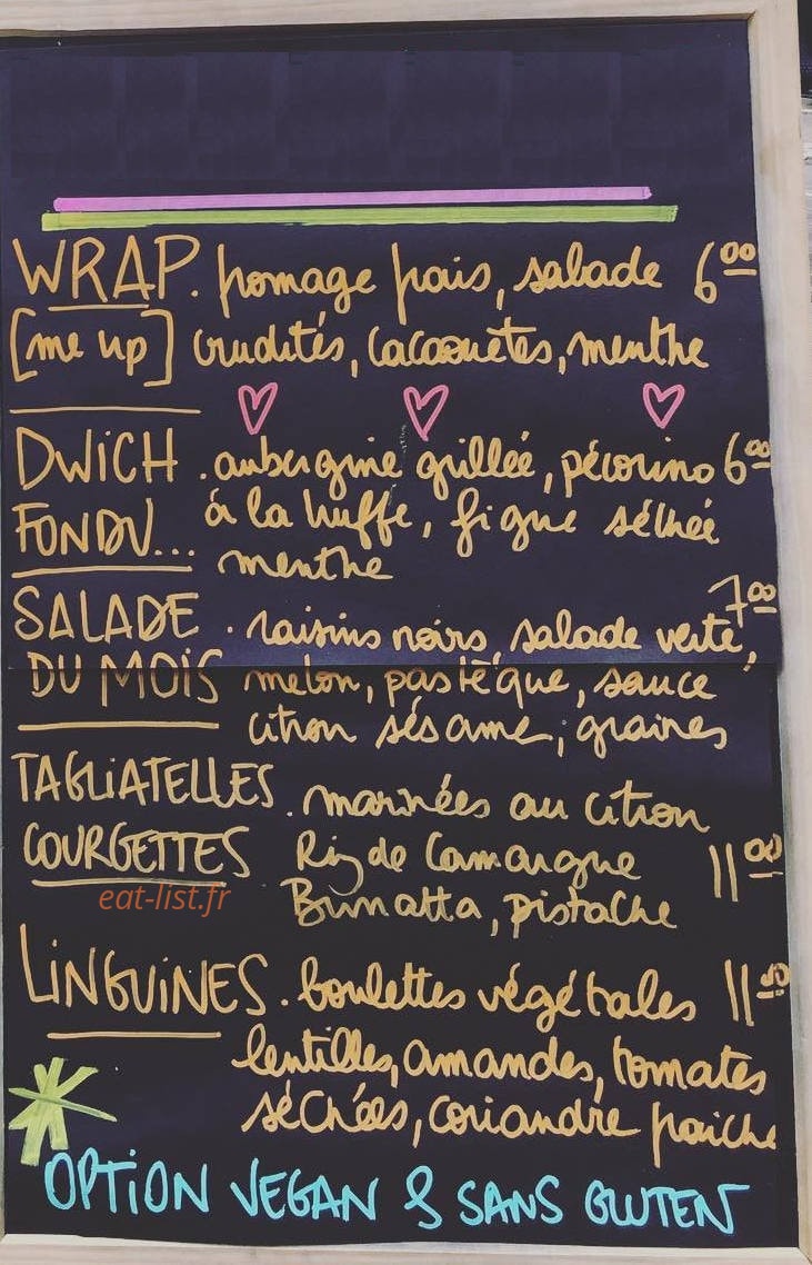 Mireille café moderne — carte page 1