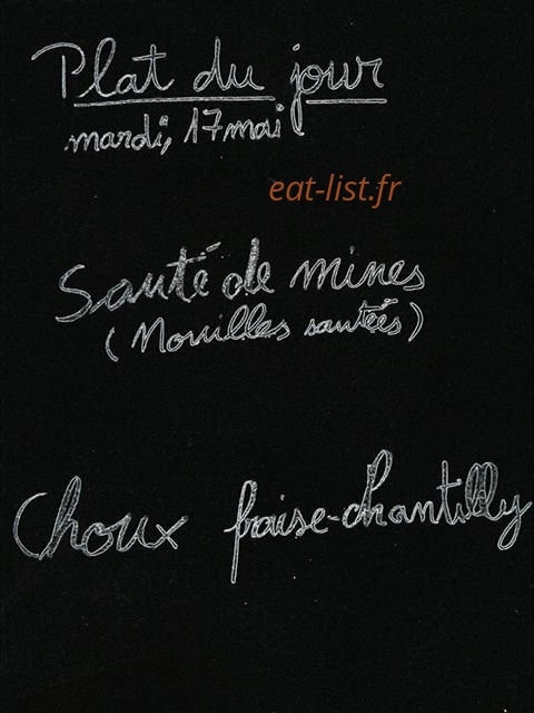 Mon île, ma cuisine — carte page 1