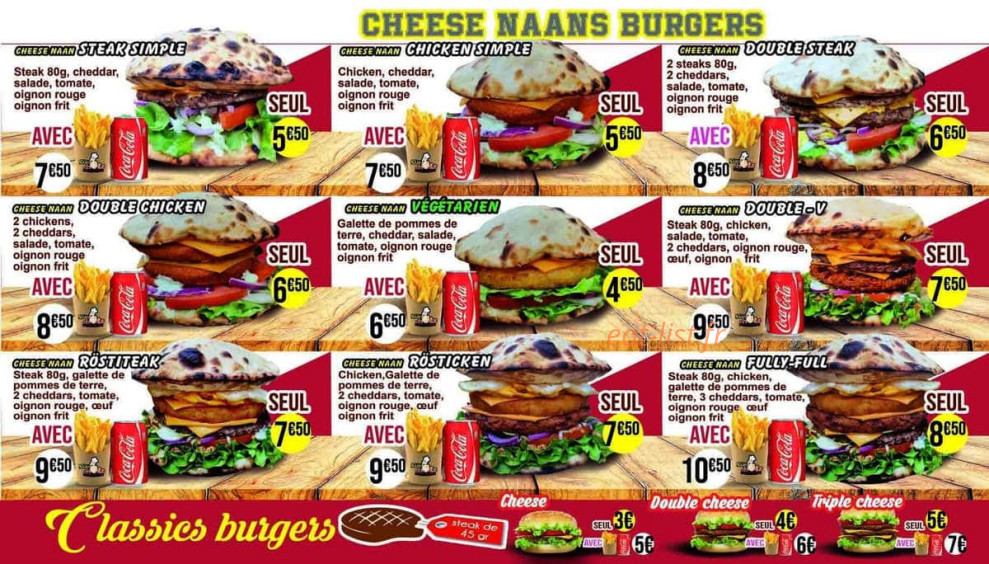 Naan House — carte page 6