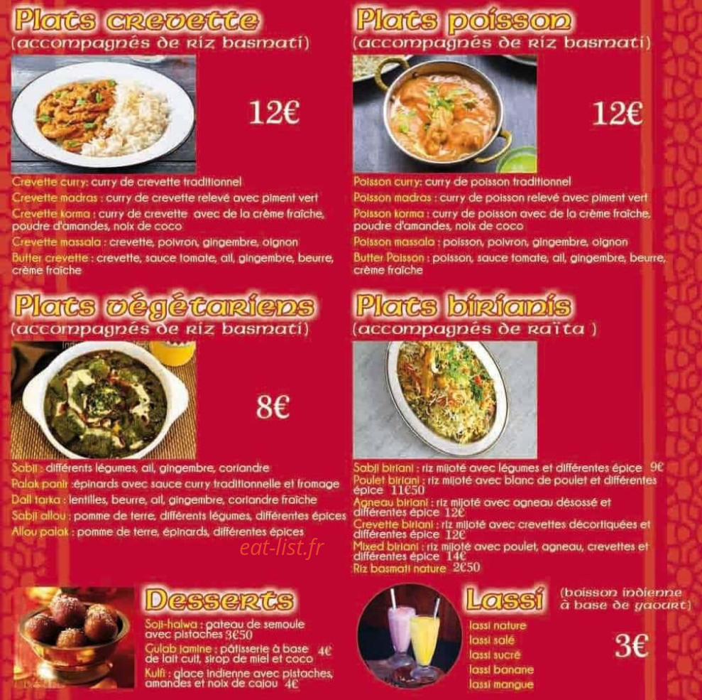 Naan House — carte page 2