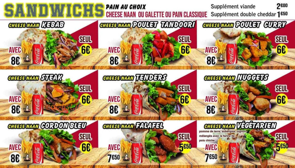 Naan House — carte page 5