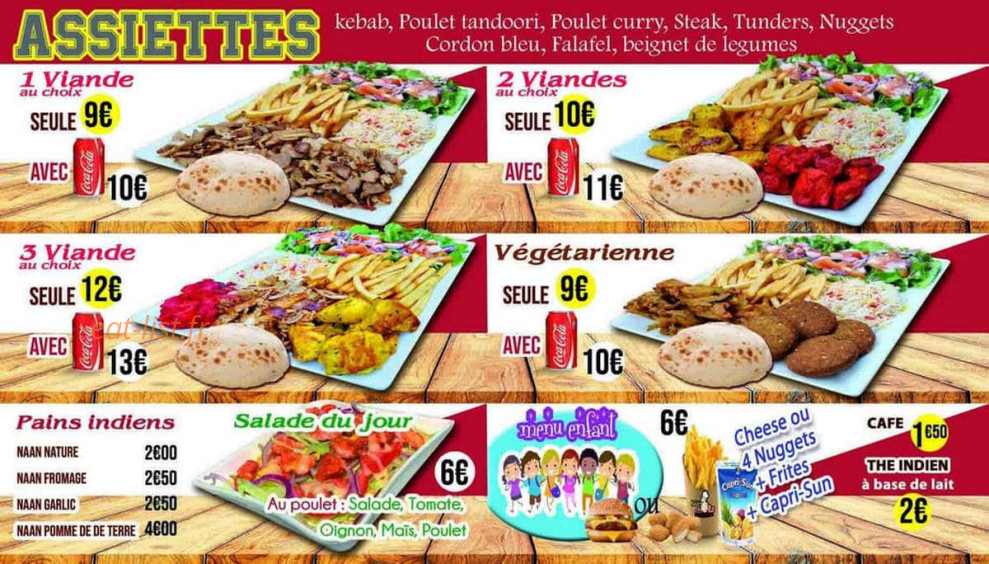 Naan House — carte page 3