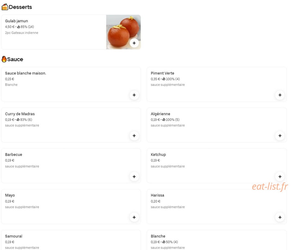 Naan Tikka — carte page 6