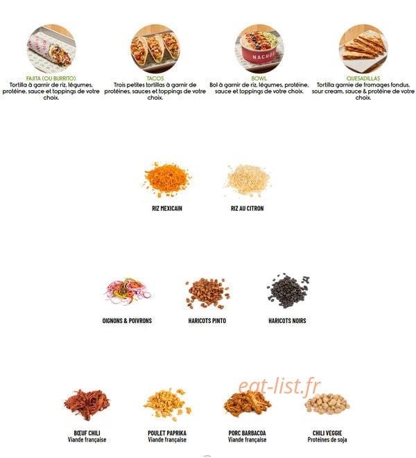 Nachos — carte page 1