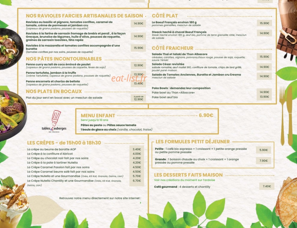 NaturElle — carte page 1