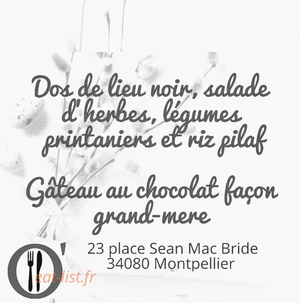 O'Bistrot — carte page 3