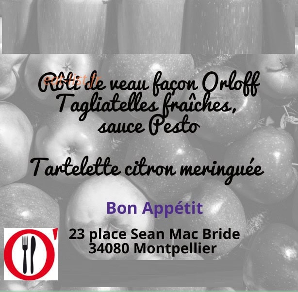 O'Bistrot — carte page 14