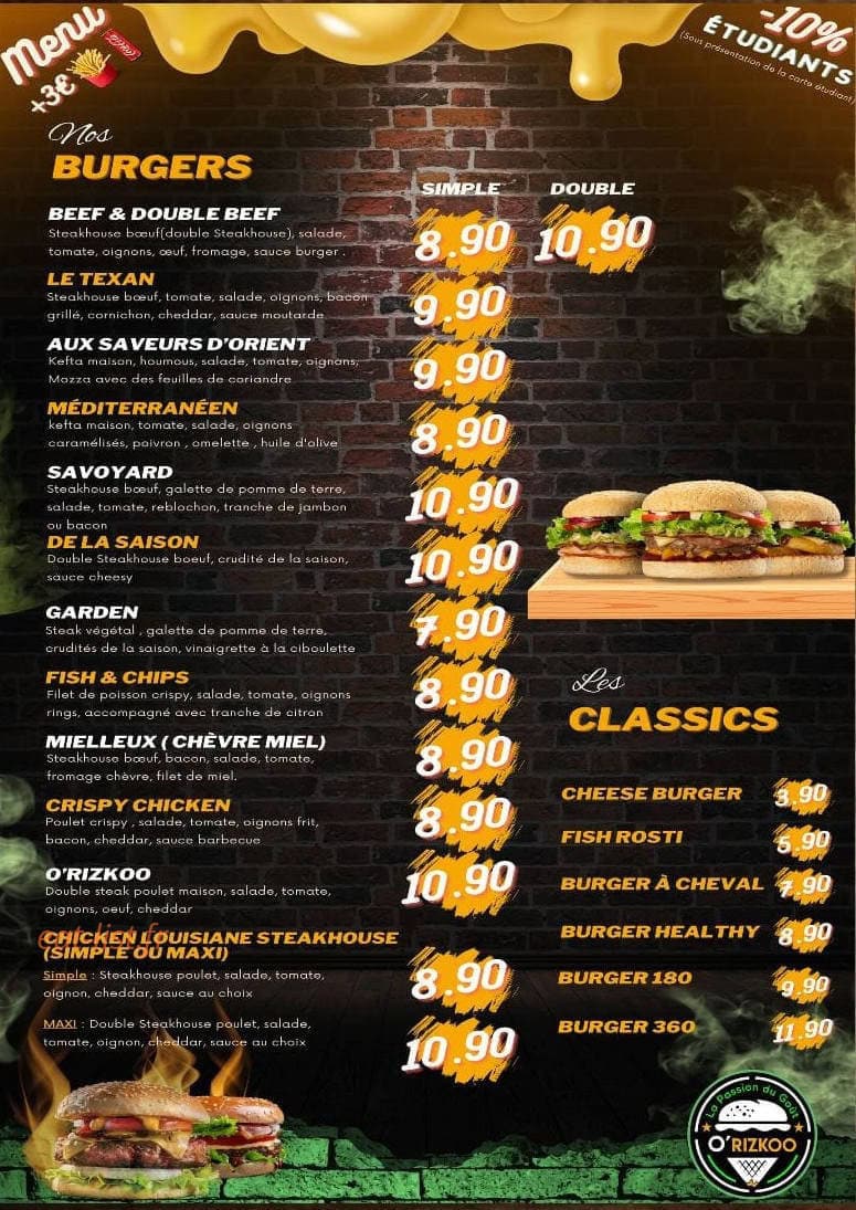O'rizkoo — carte page 2