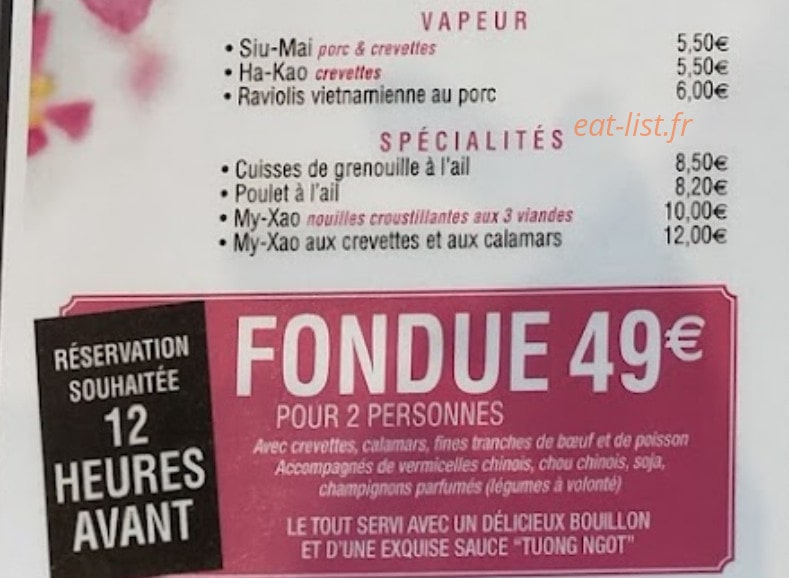 Parfums d'Asie — carte page 4