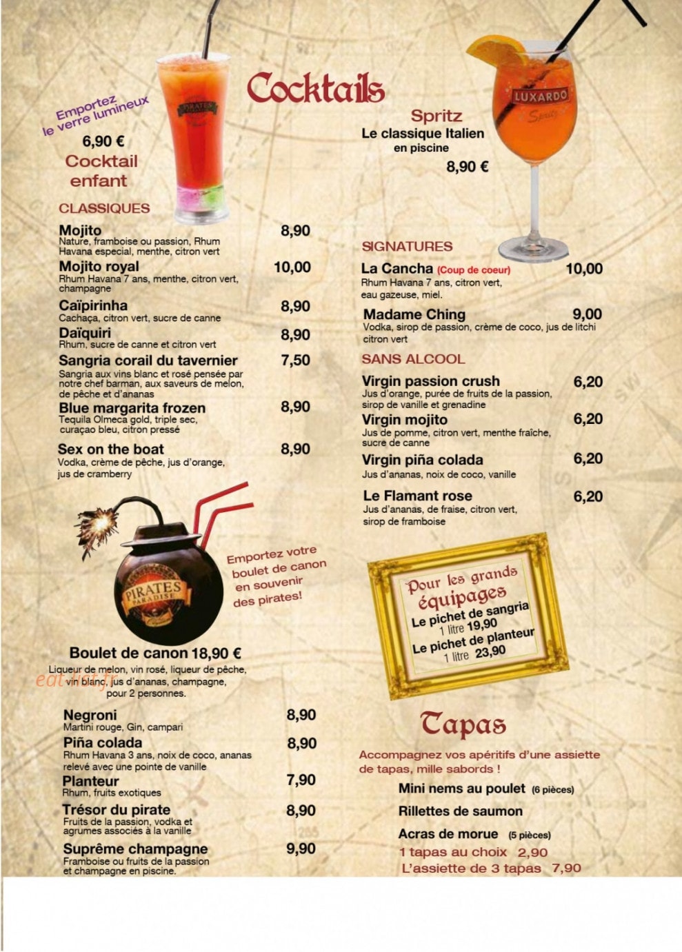 Pirates Paradise — carte page 3