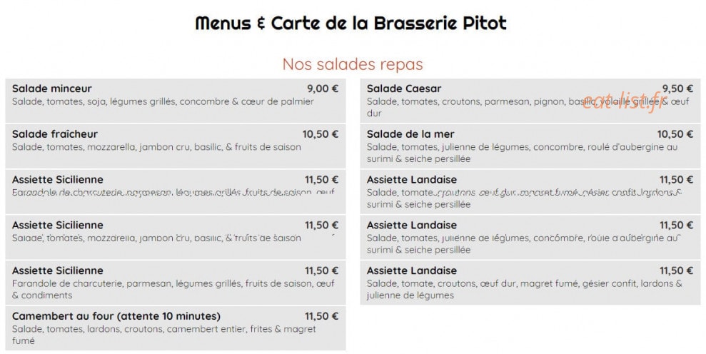 Pitot — carte page 1