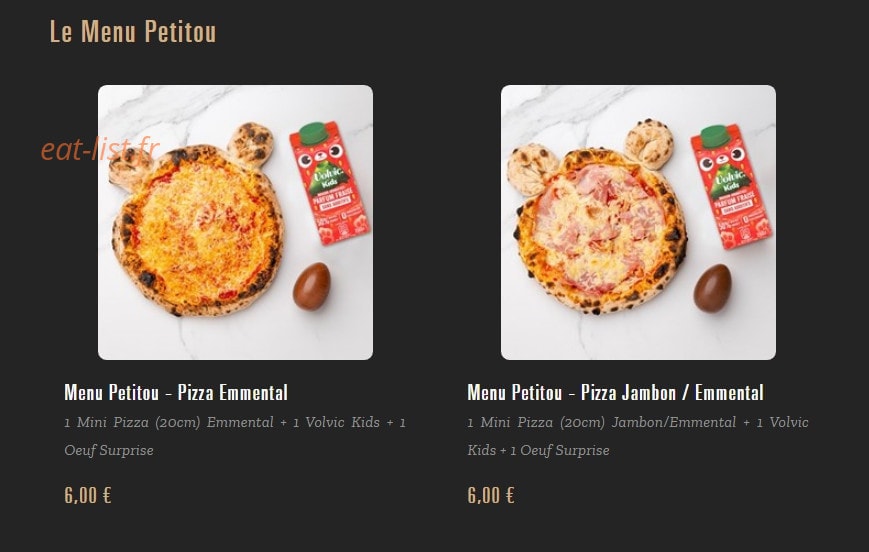 Pizza Cosy — carte page 9