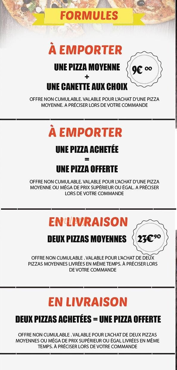 Pizza Délice — carte page 4