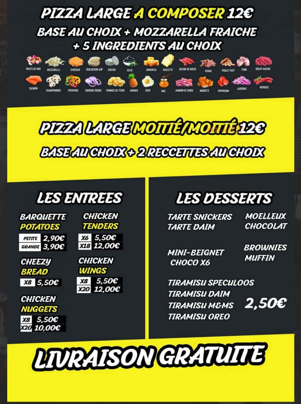 Pizza Street — carte page 2