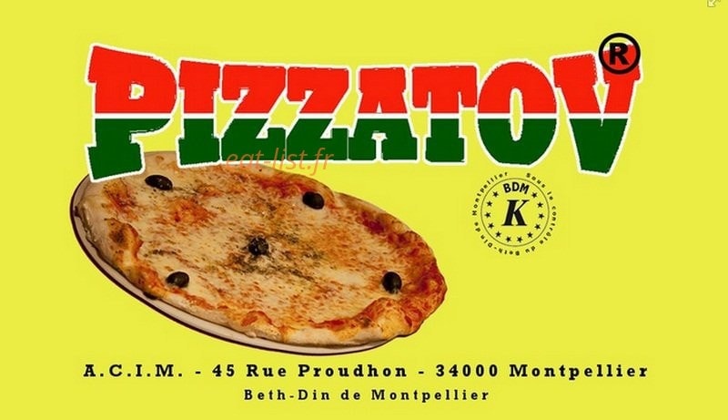Pizza Tov — carte page 1