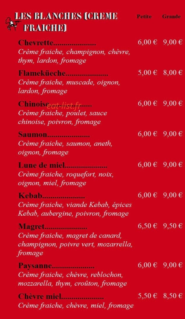 Pizzaïolo Pompignane — carte page 3
