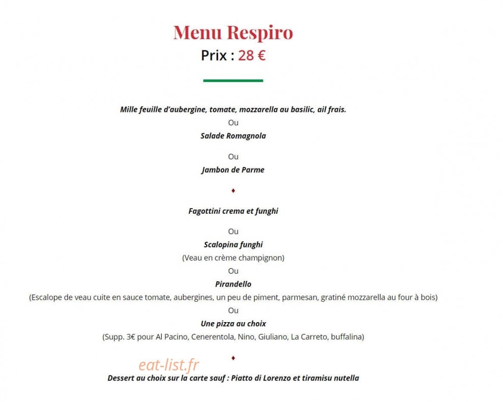 Pizzeria Sicilia — carte page 12