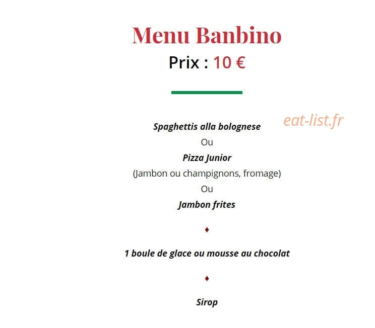 Pizzeria Sicilia — carte page 8