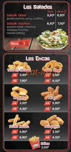 Pop Pizza — carte page 2