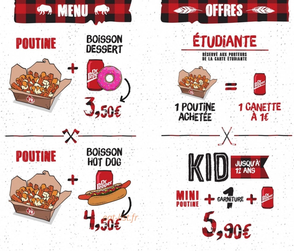 Poutine House — carte page 3
