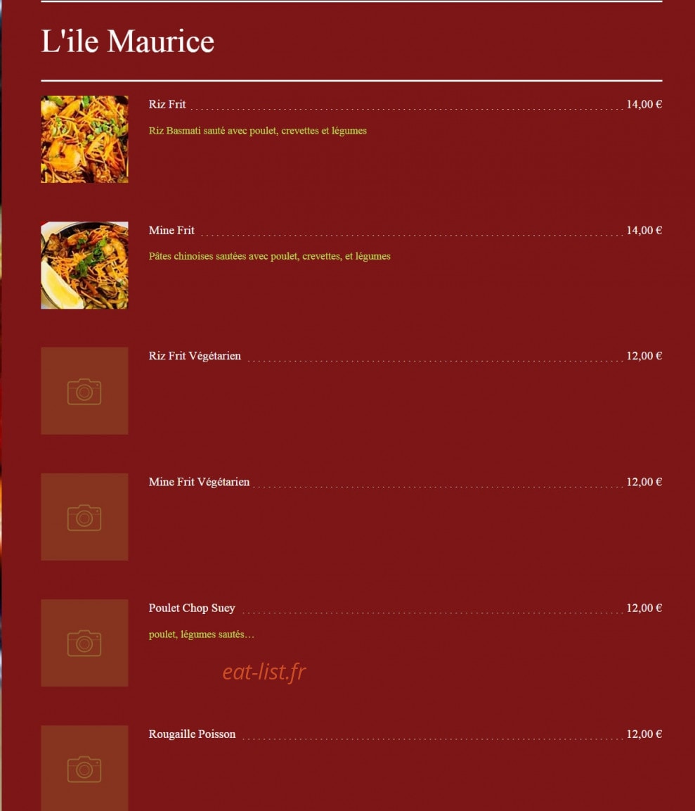 Puja — carte page 16