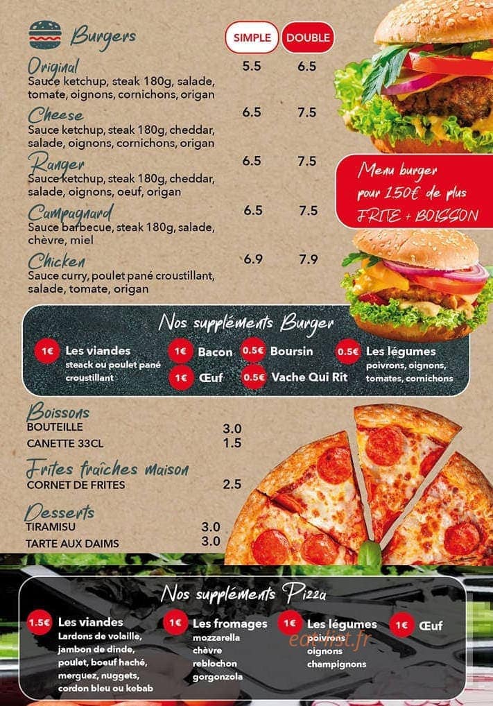 QN Pizza — carte page 2