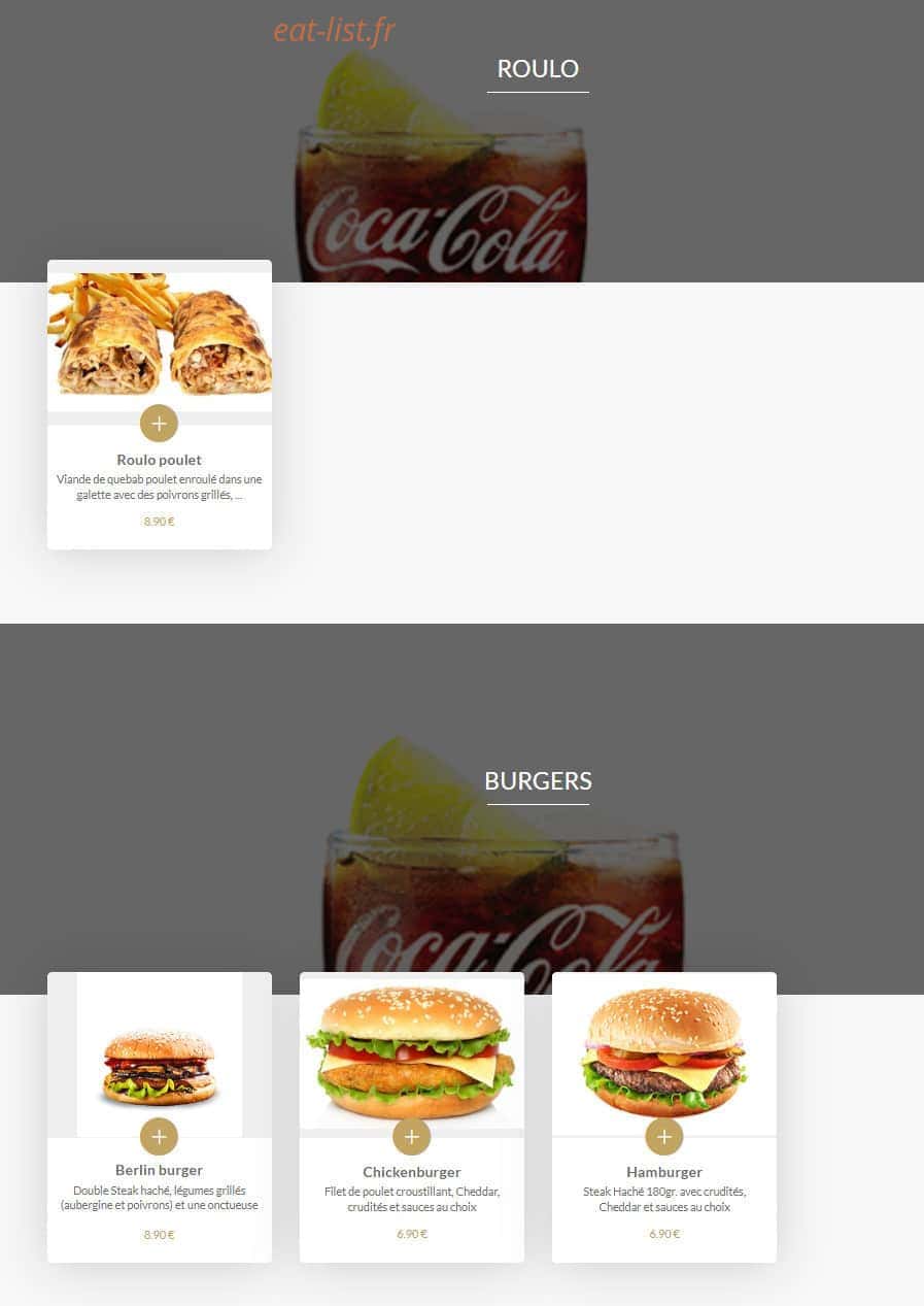 Quebab Kebab — carte page 4