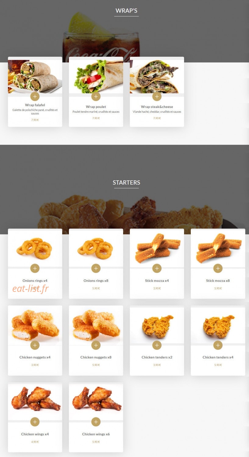 Quebab Kebab — carte page 5