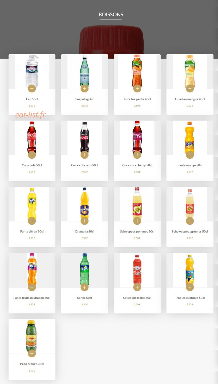 Quebab Kebab — carte page 7
