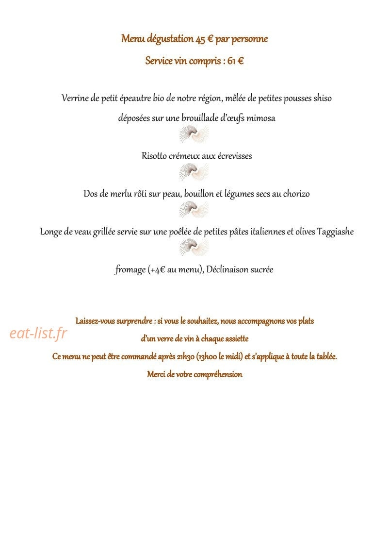 Restaurant le Grillardin — carte page 5