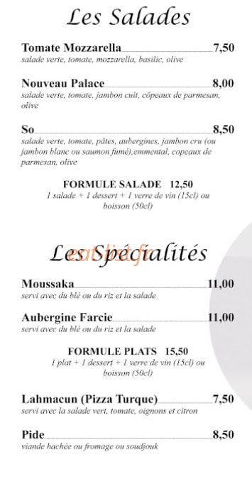 Resto So — carte page 2