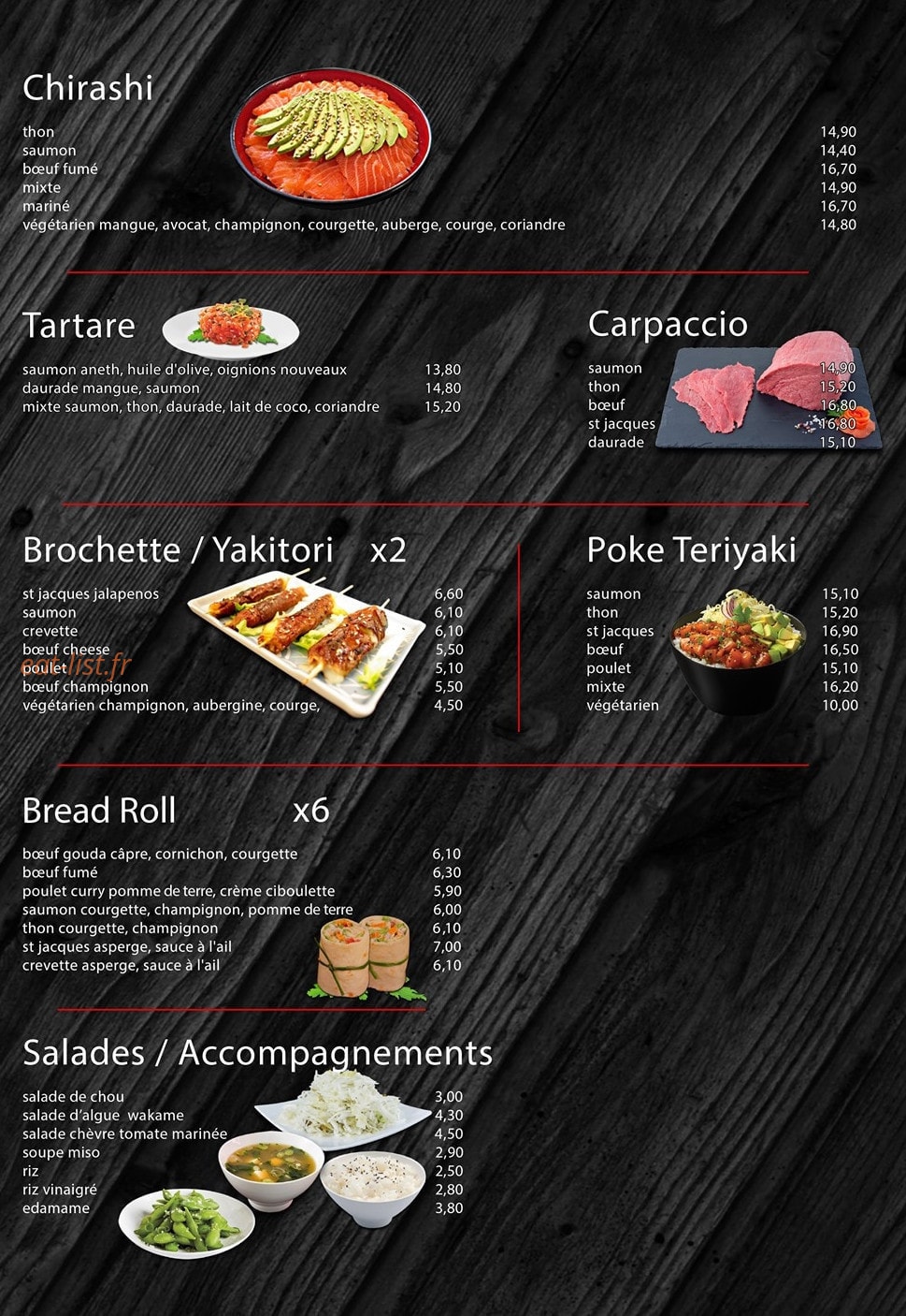 San Sushi — carte page 4