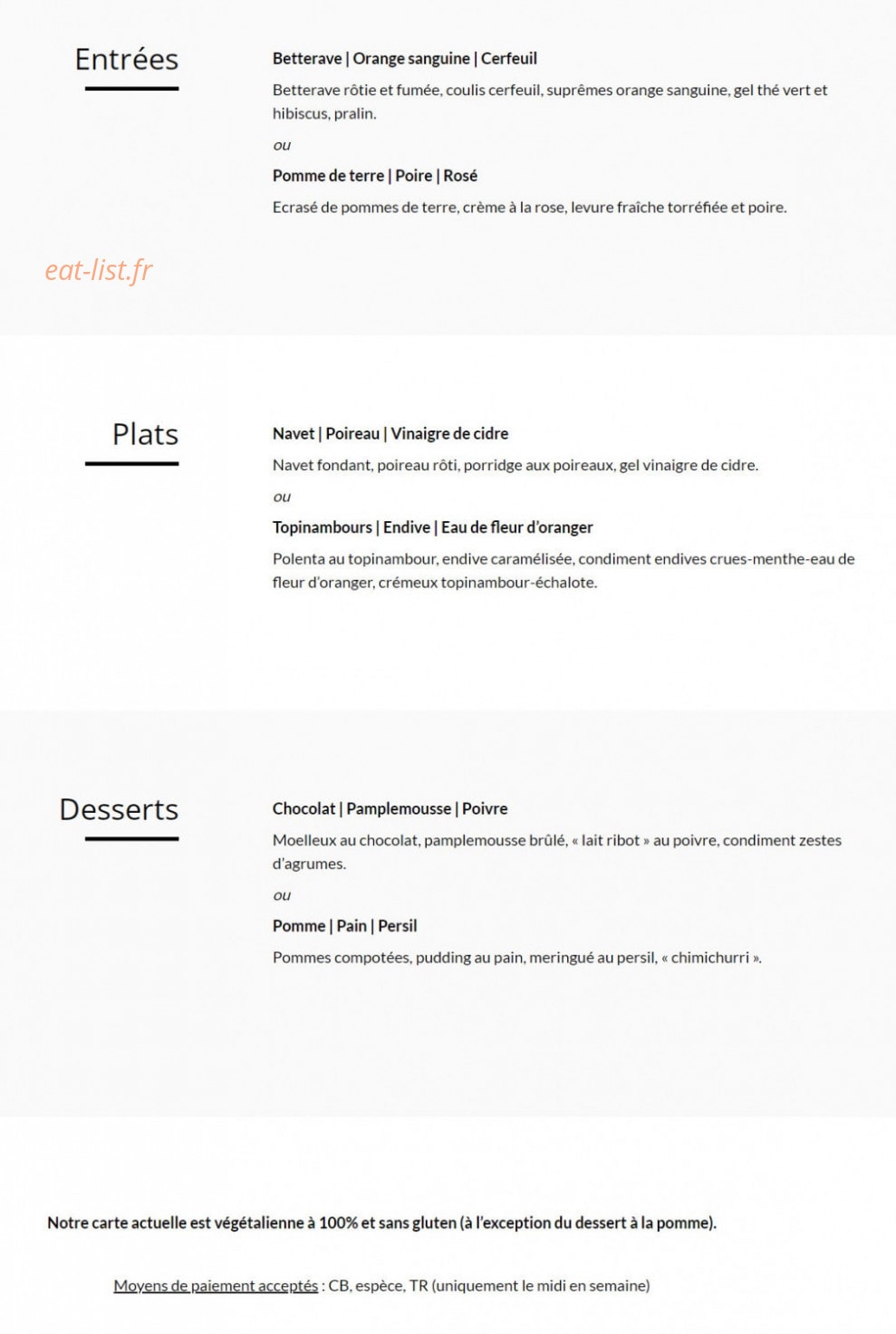 Sensible — carte page 2