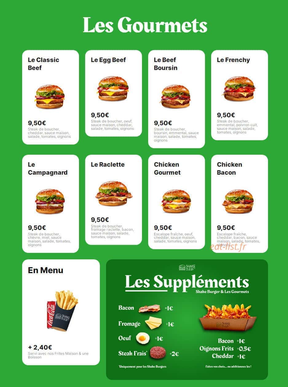 Shake Beef — carte page 3