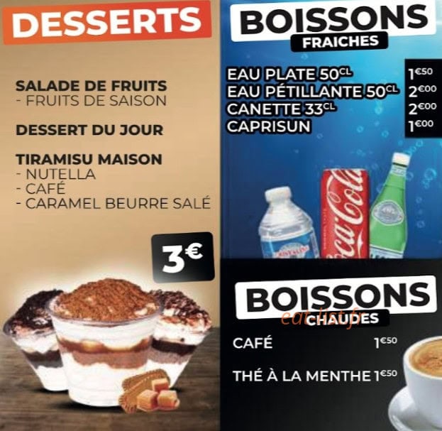 Shake Burger Break — carte page 6