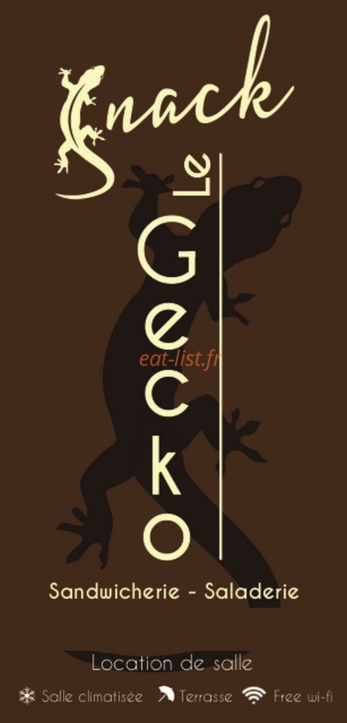 Snack le gecko — carte page 1