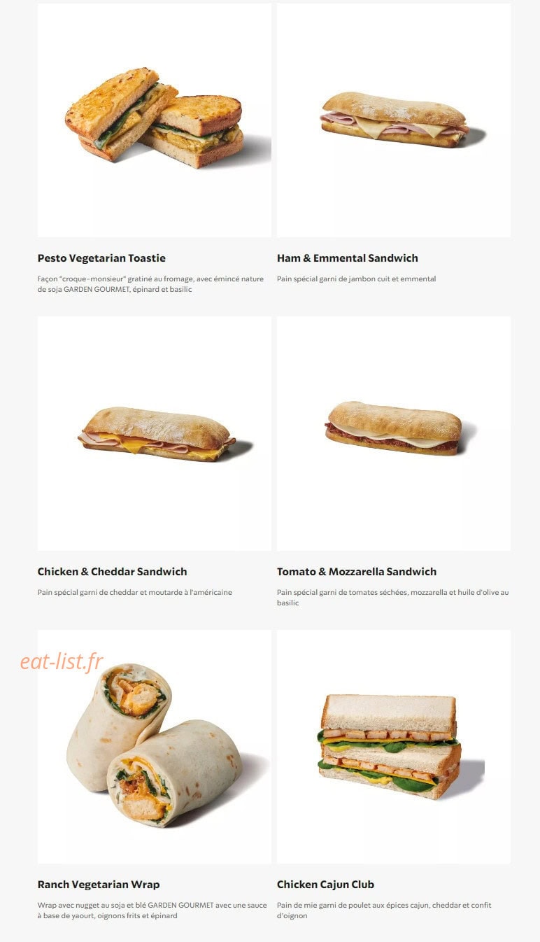 Starbucks Coffee — carte page 19